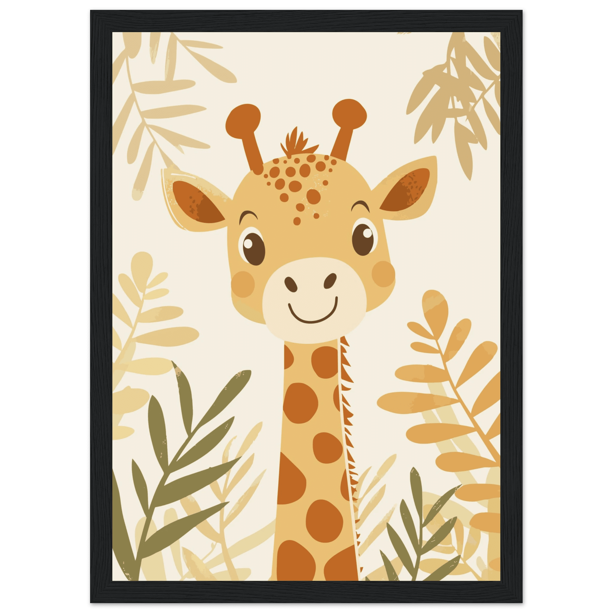 Giraffposter poster