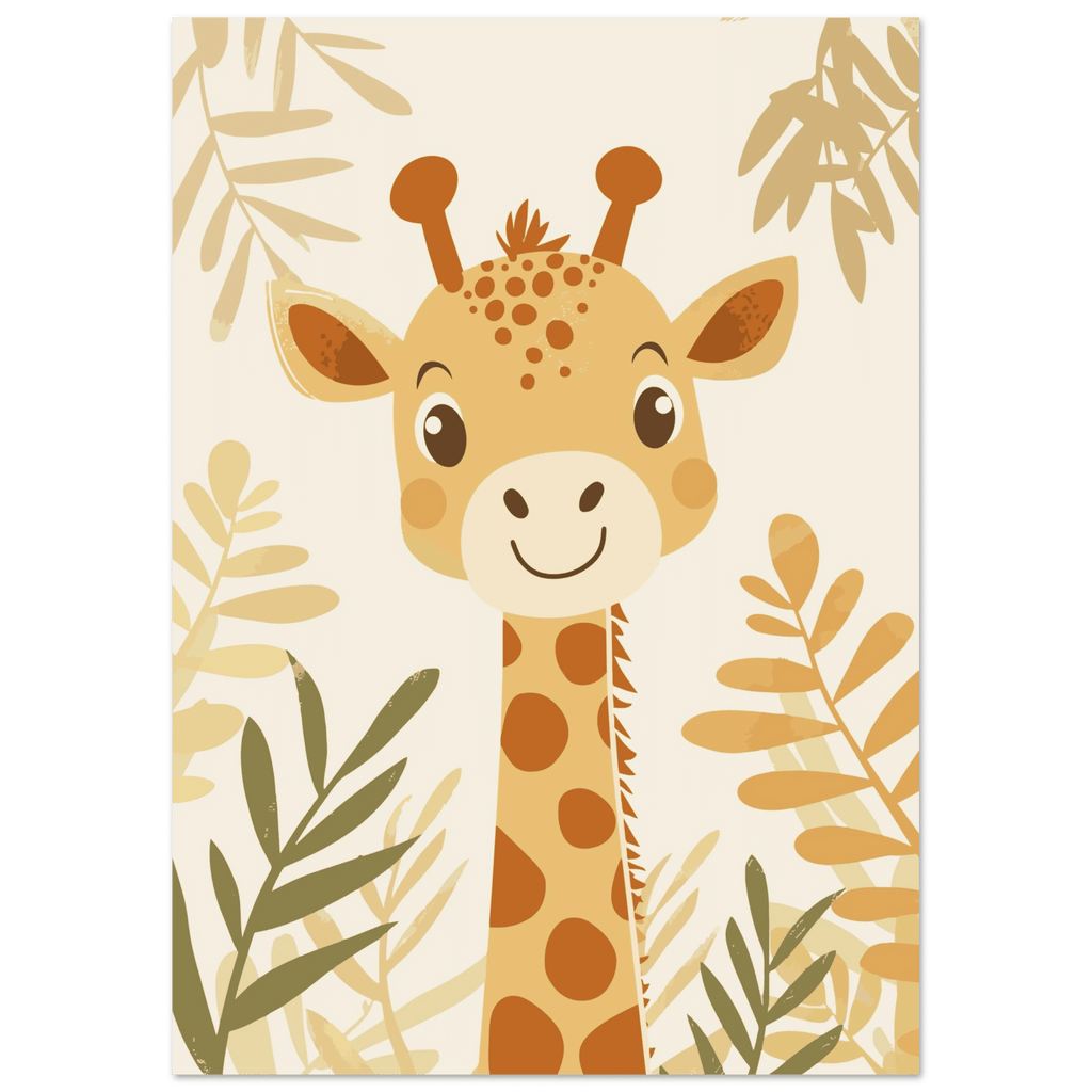 Giraffposter poster