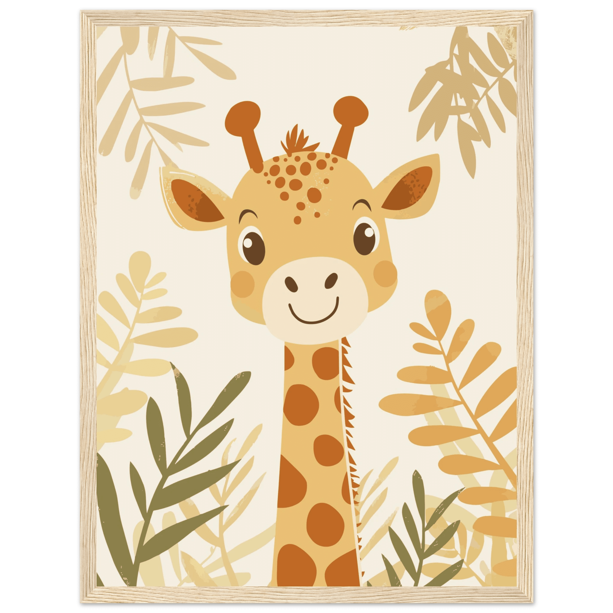 Giraffposter poster