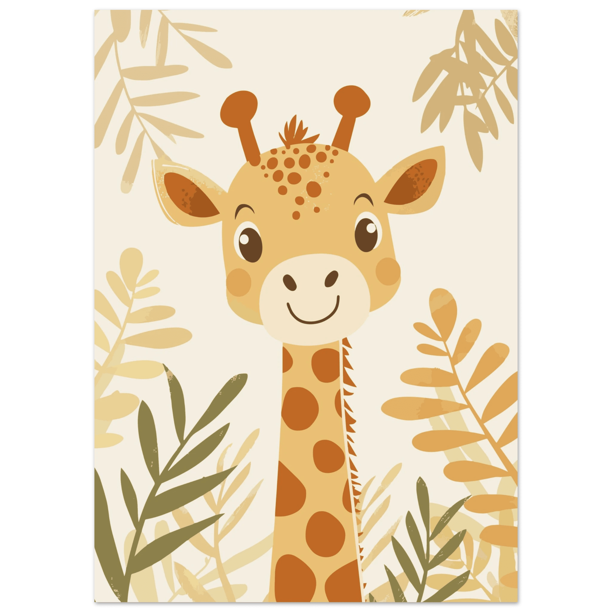 Giraffposter poster