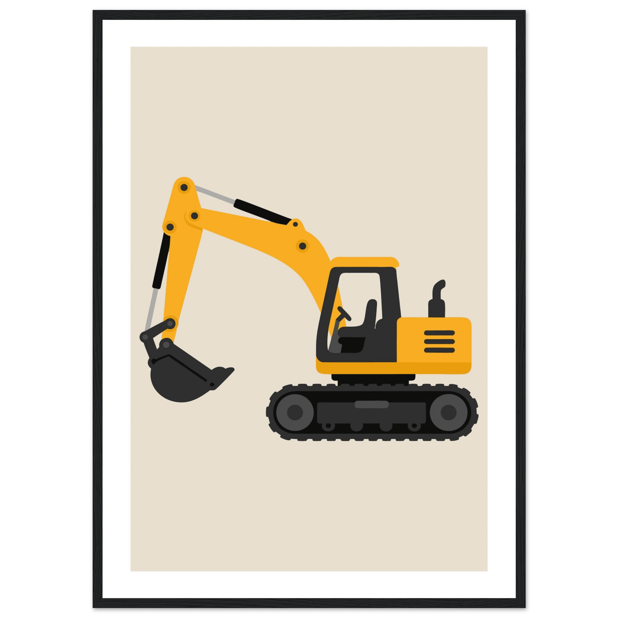 Grävskopa poster poster