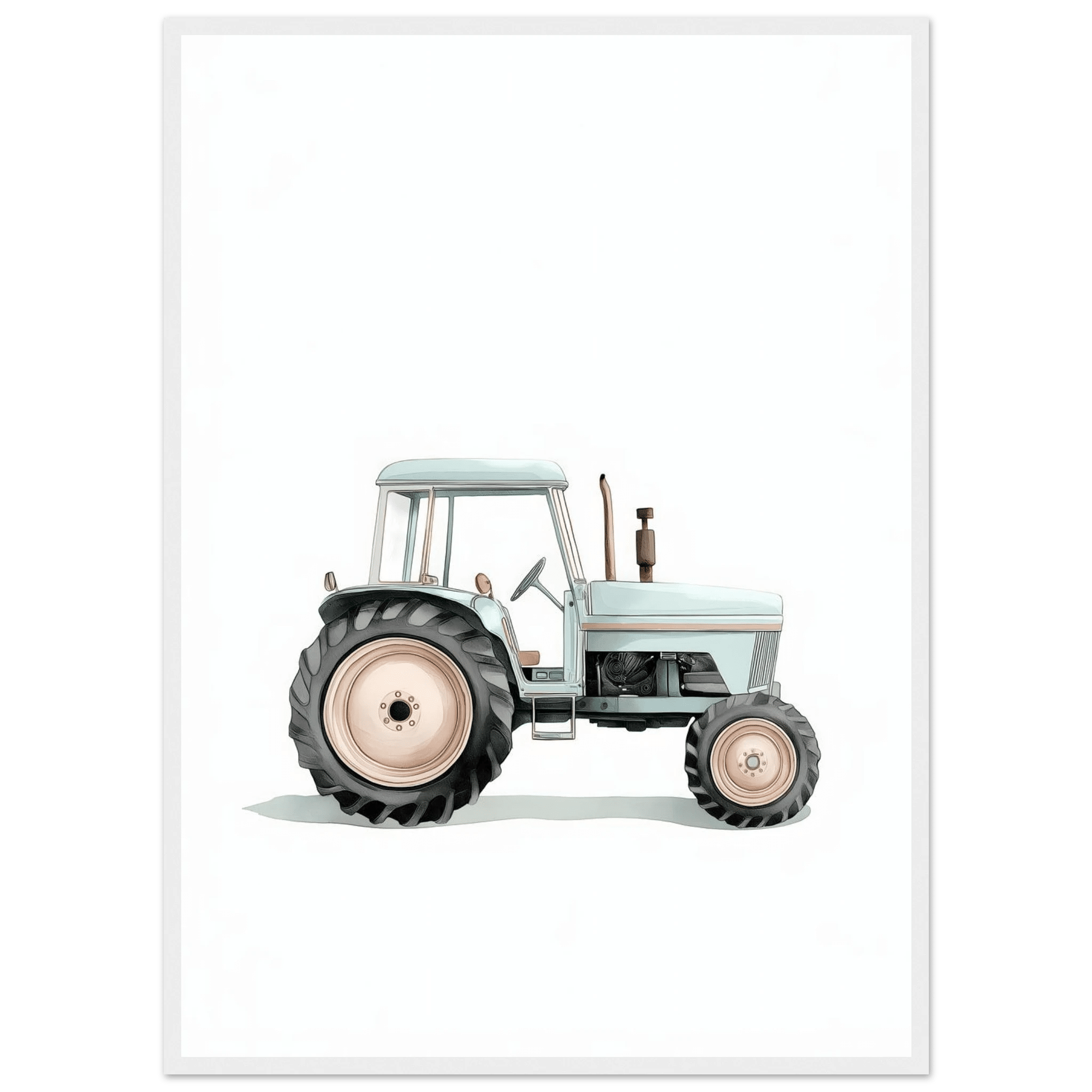 Grön traktor poster poster