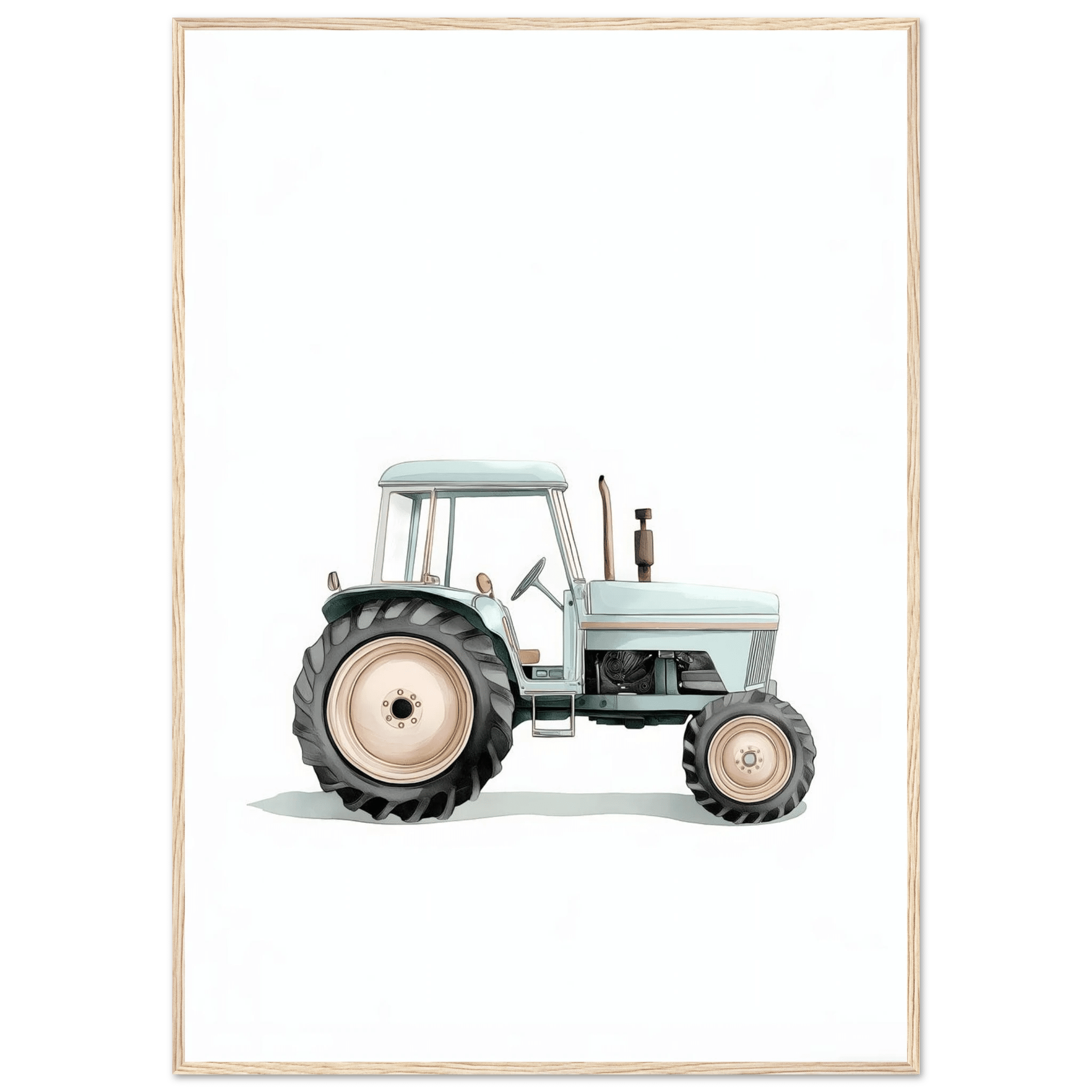 Grön traktor poster poster