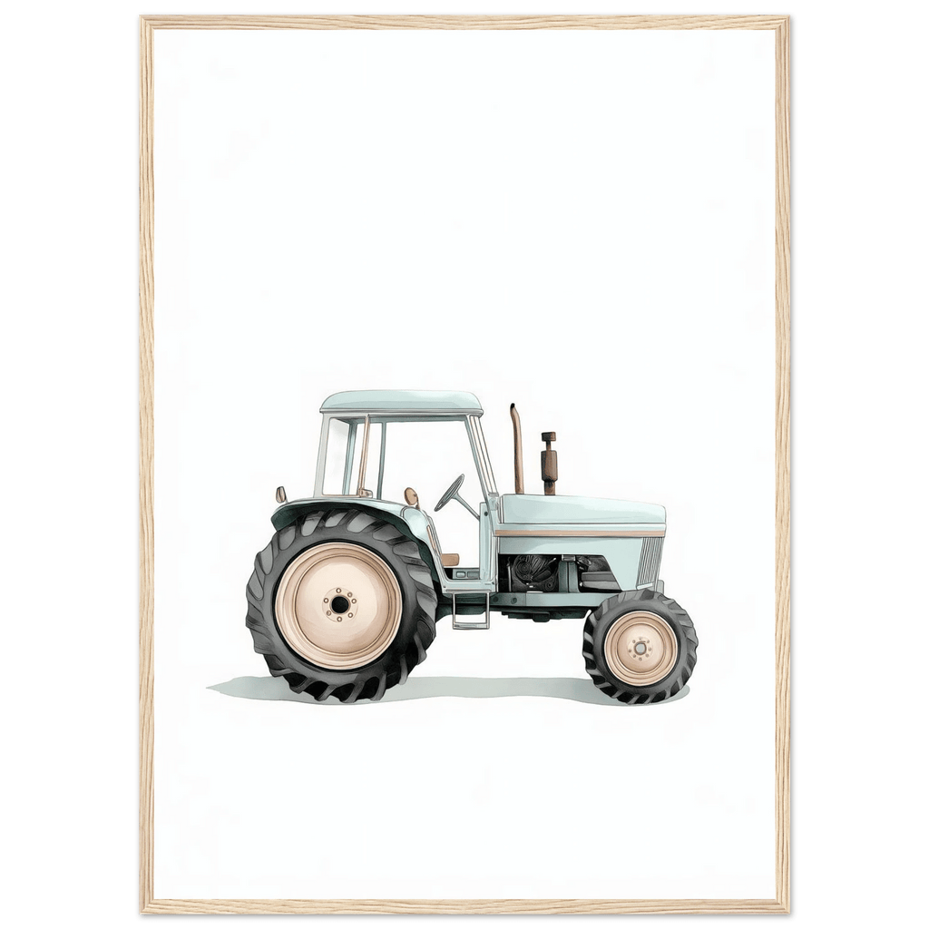 Grön traktor poster poster