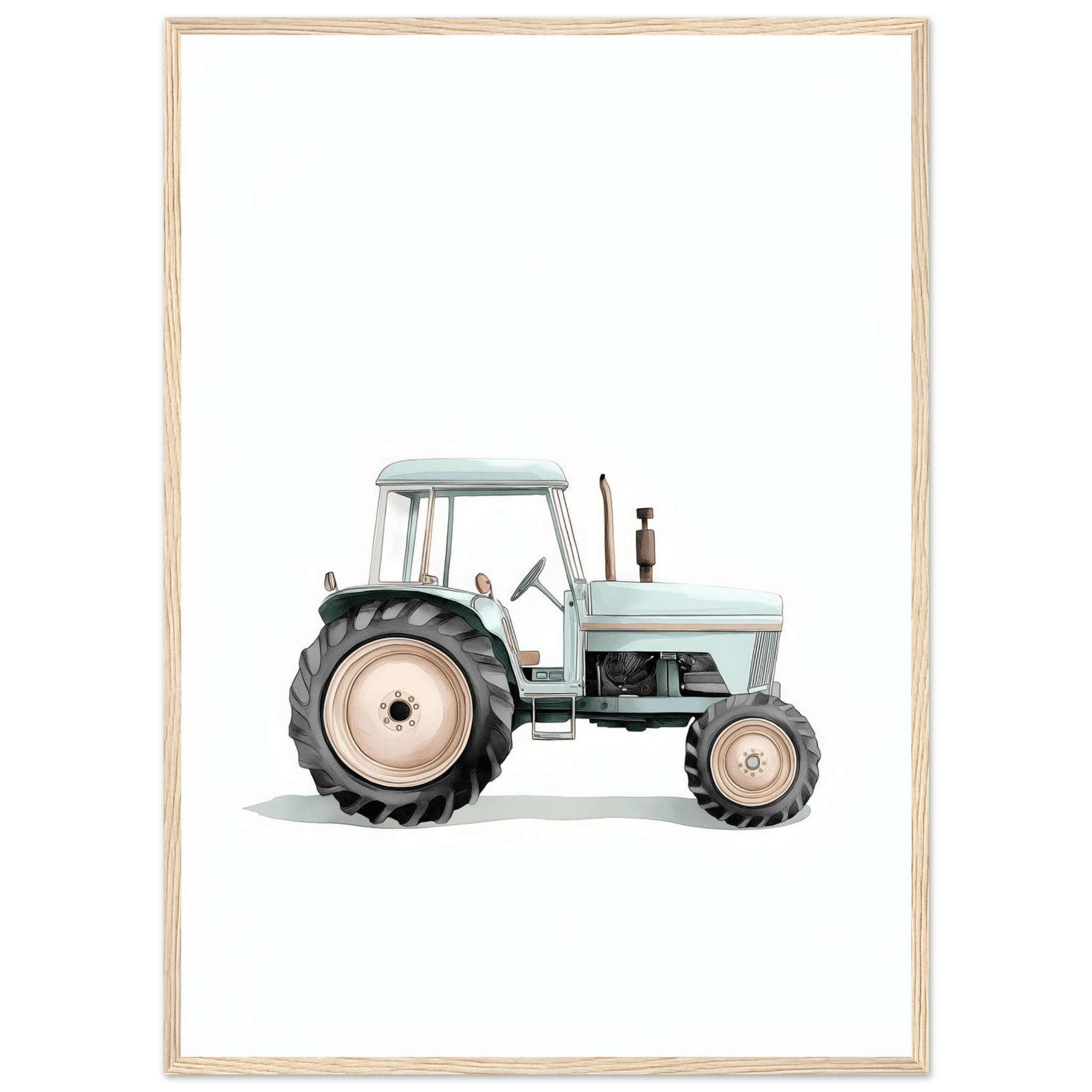 Grön traktor poster poster