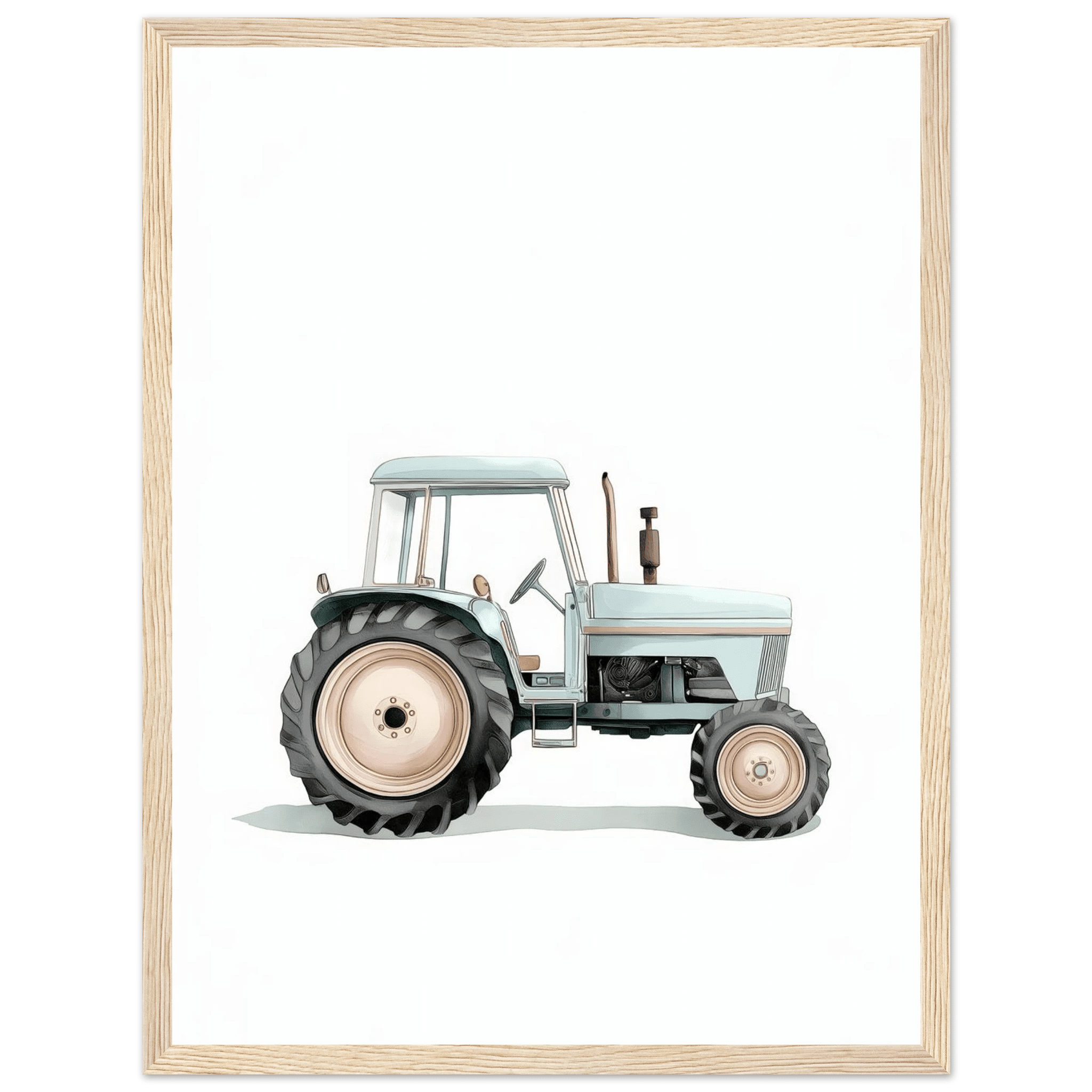 Grön traktor poster poster