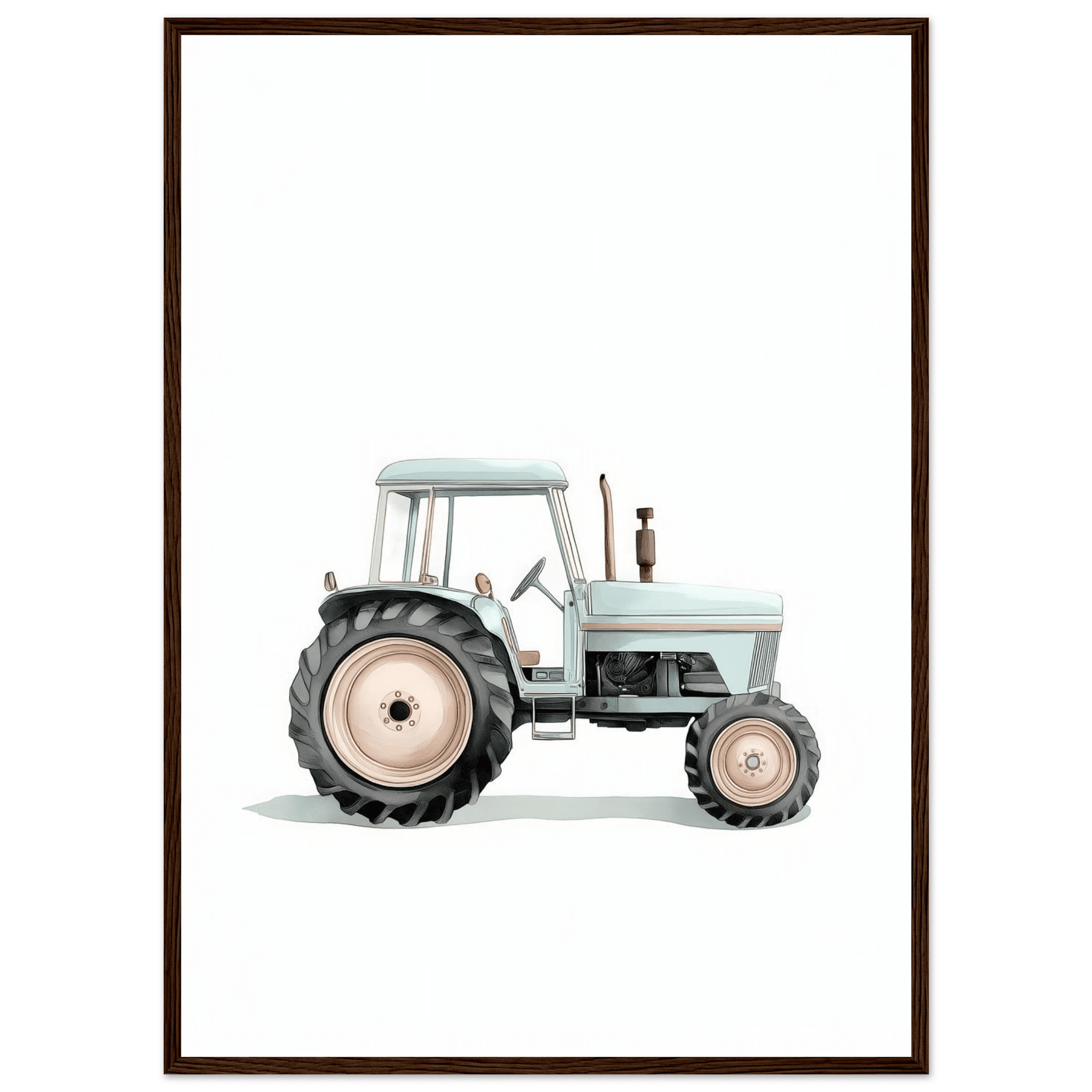 Grön traktor poster poster