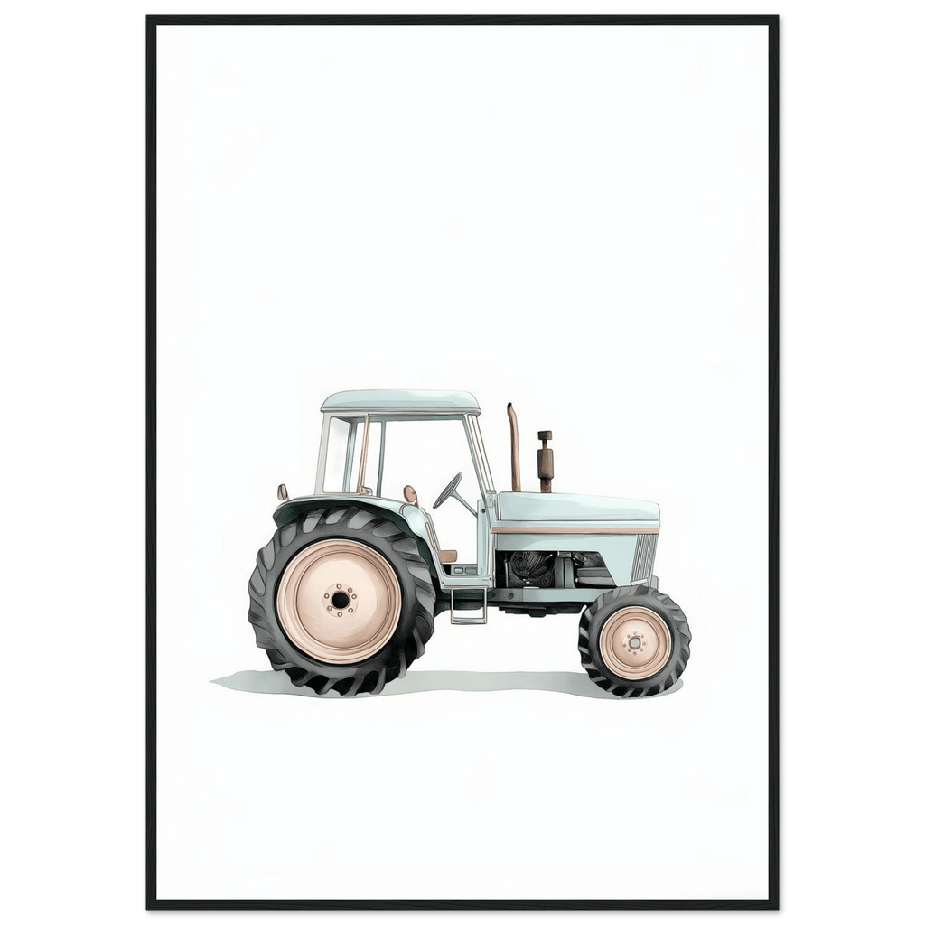 Grön traktor poster poster