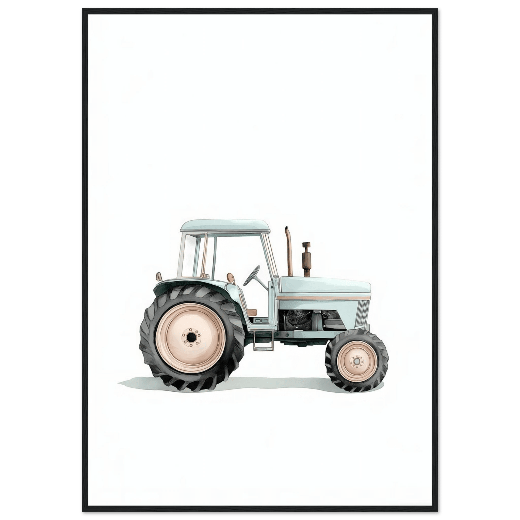 Grön traktor poster poster