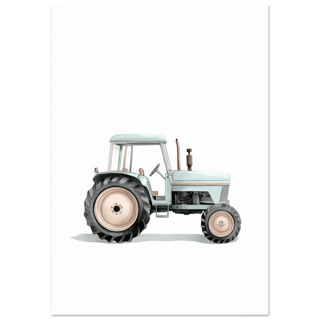 Grön traktor poster poster