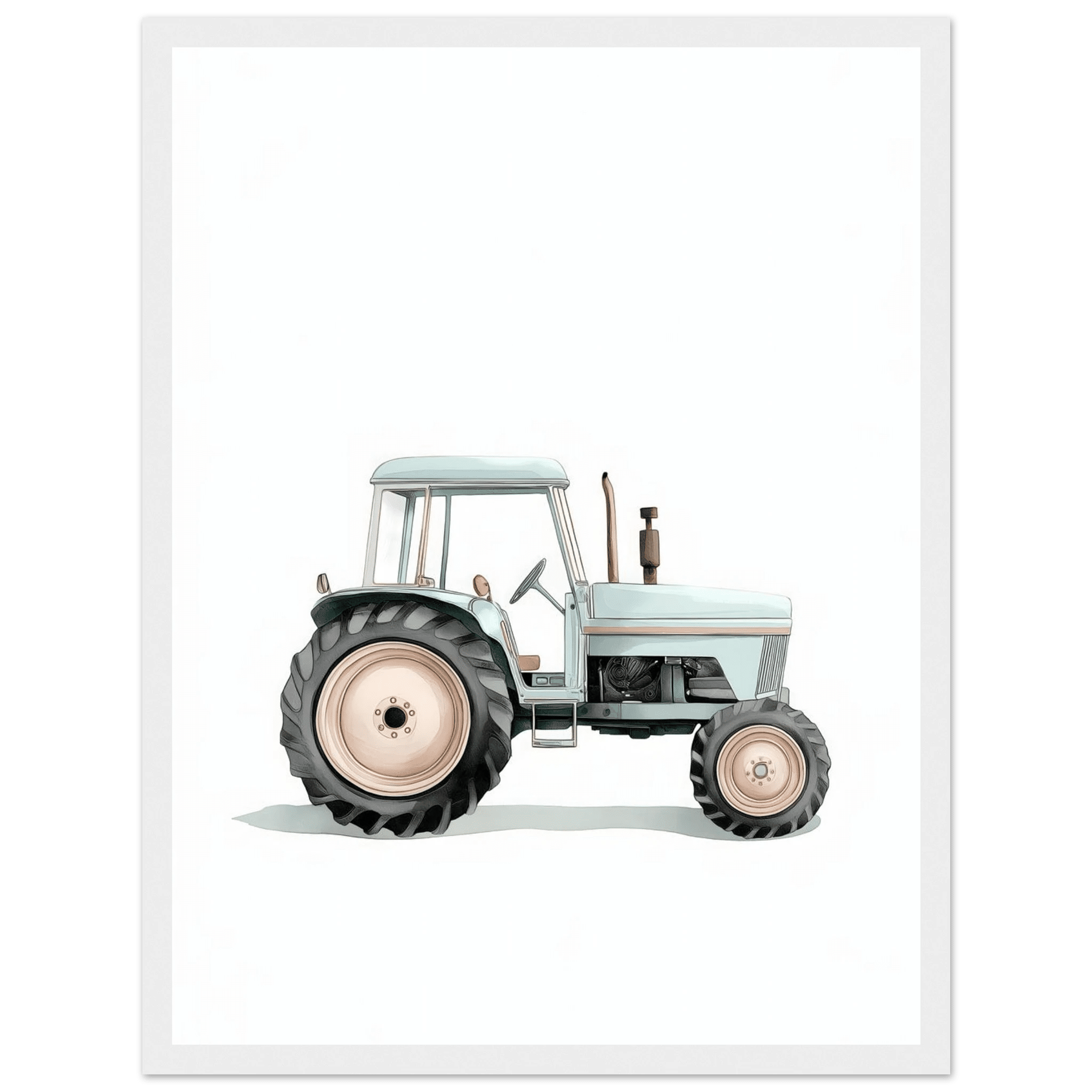 Grön traktor poster poster
