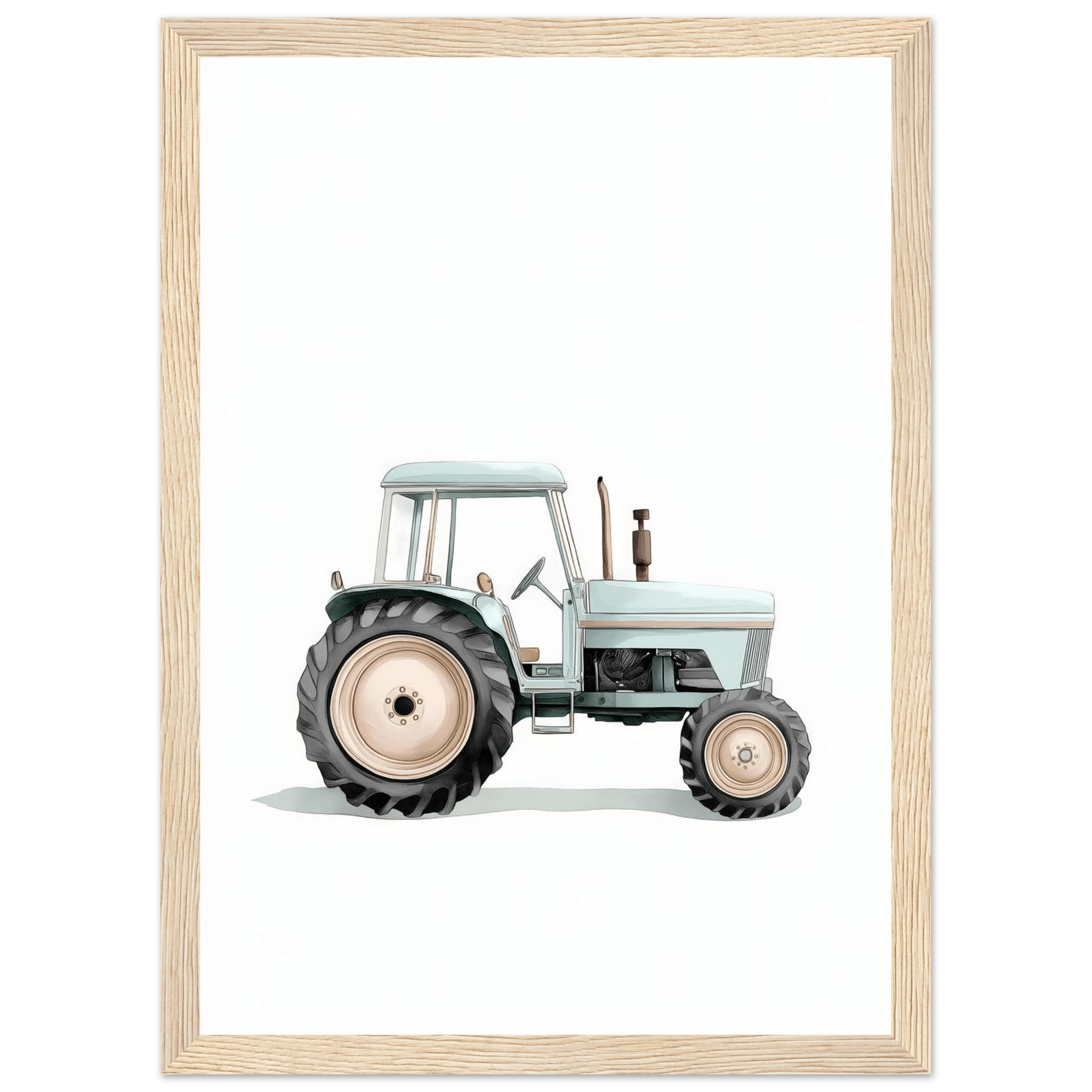 Grön traktor poster poster