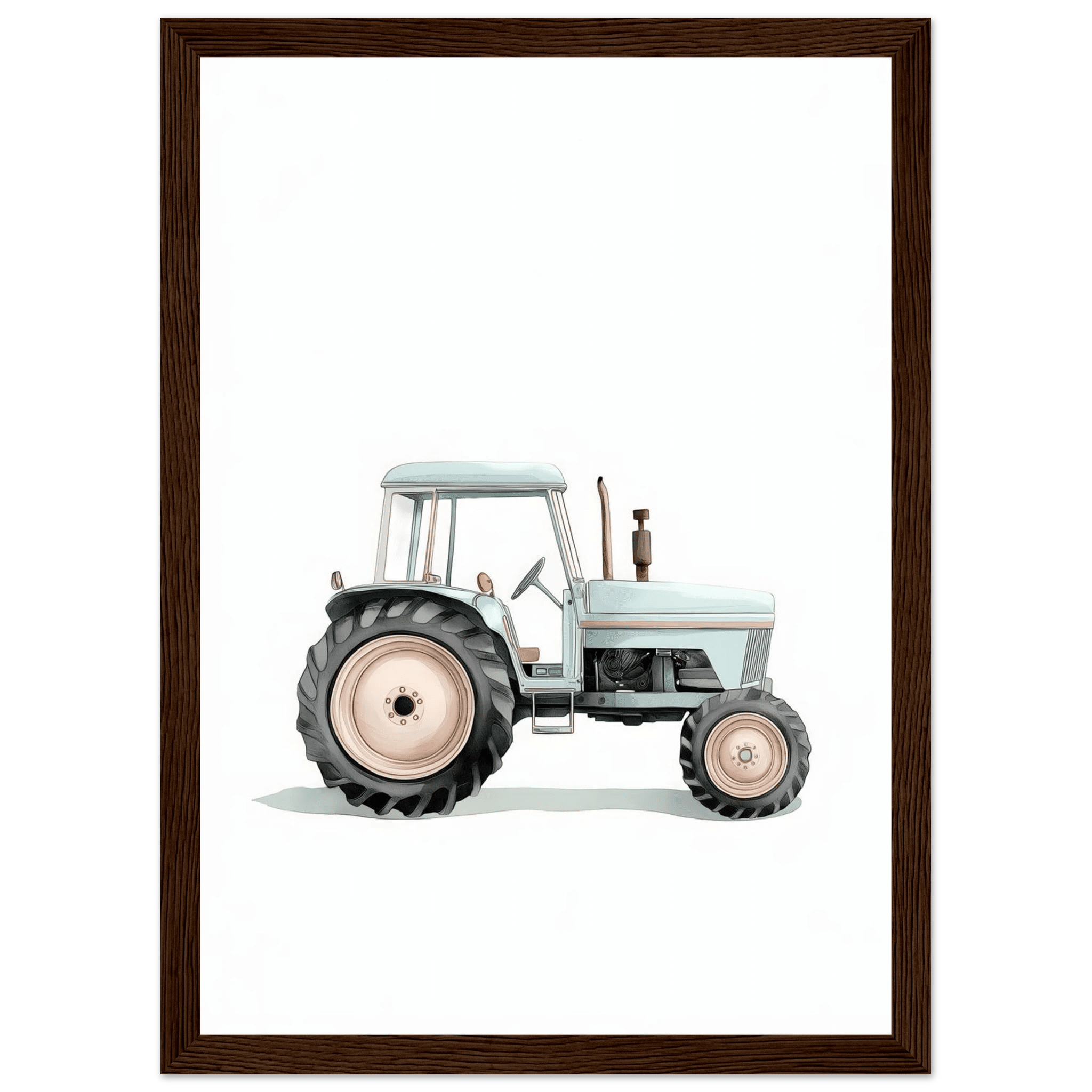 Grön traktor poster poster