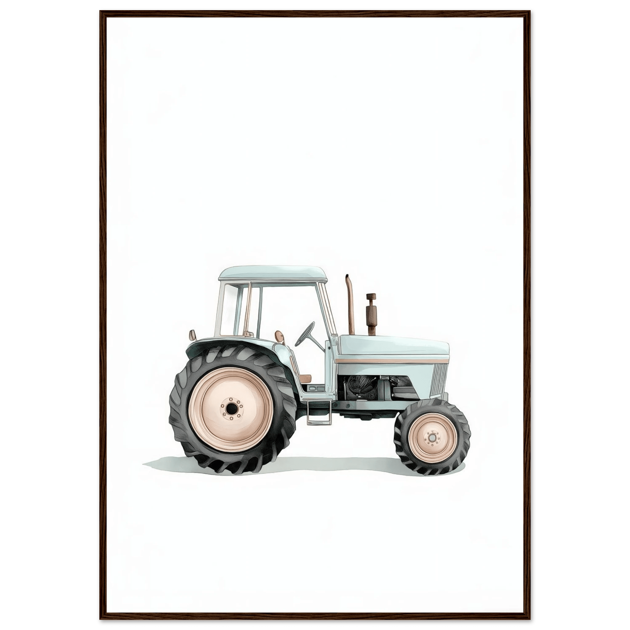 Grön traktor poster poster