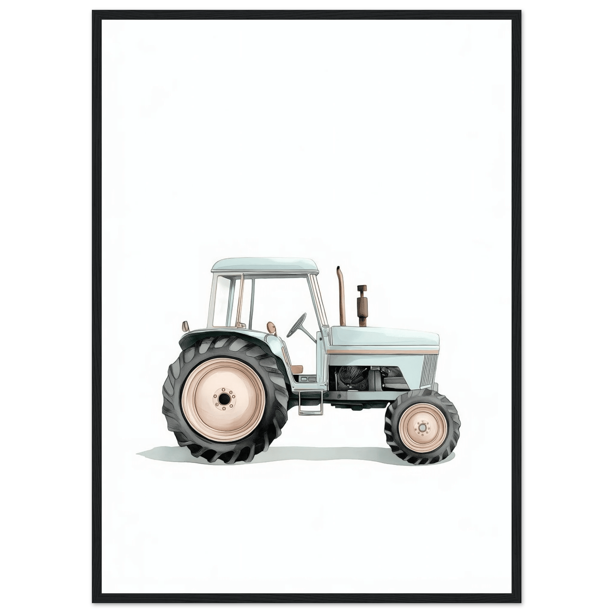 Grön traktor poster poster