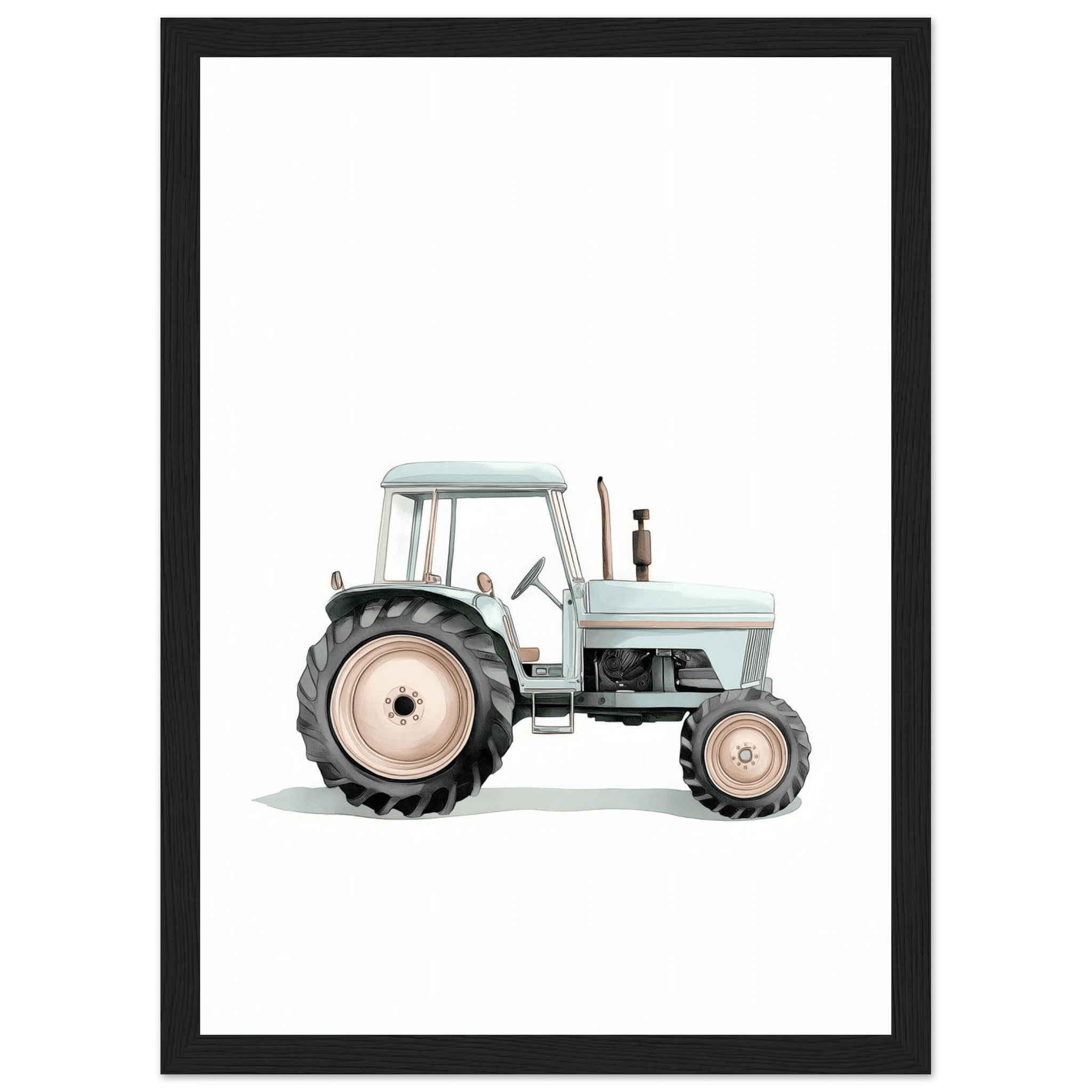 Grön traktor poster poster