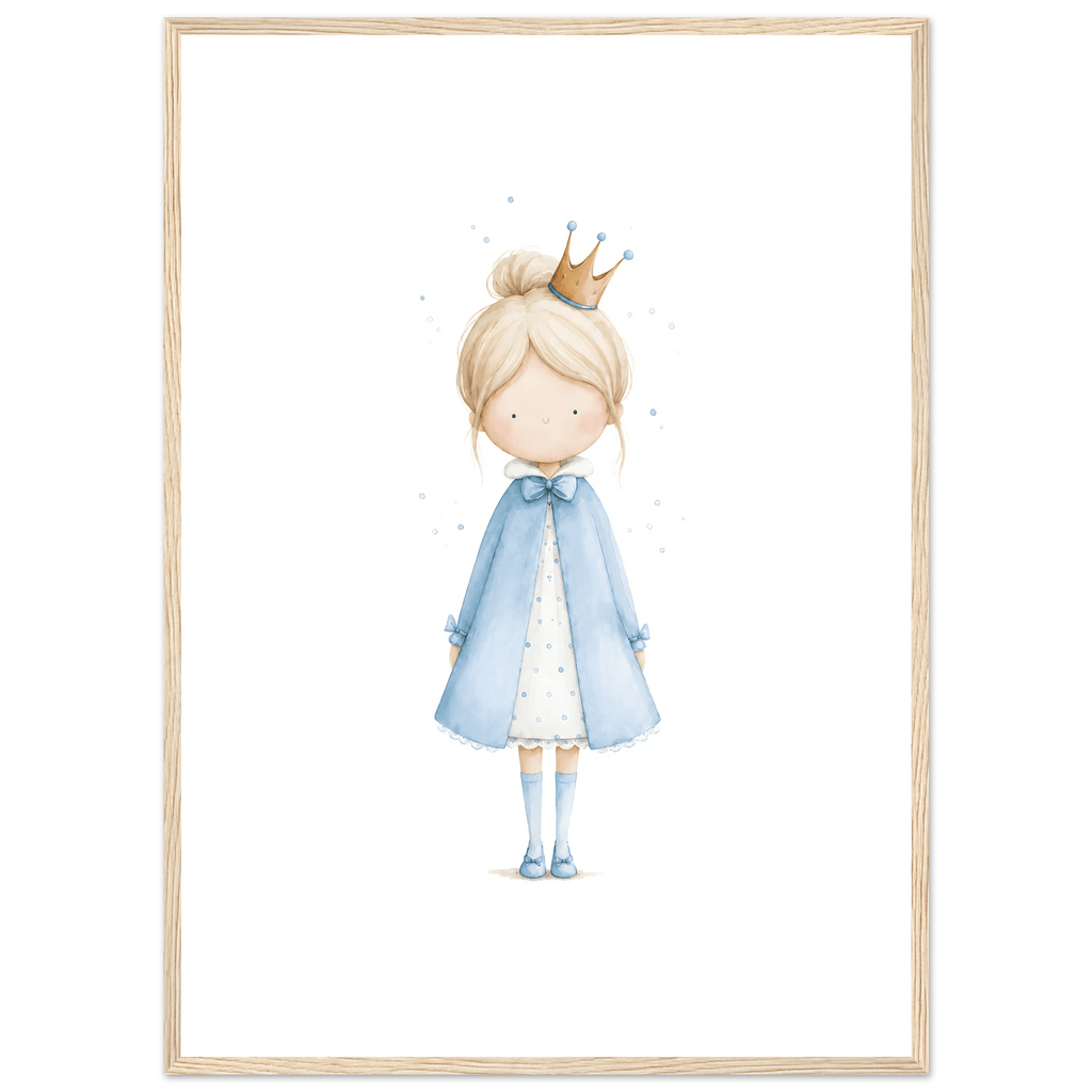 Kleine Prinzessin - Personalisierter Text 💙 poster