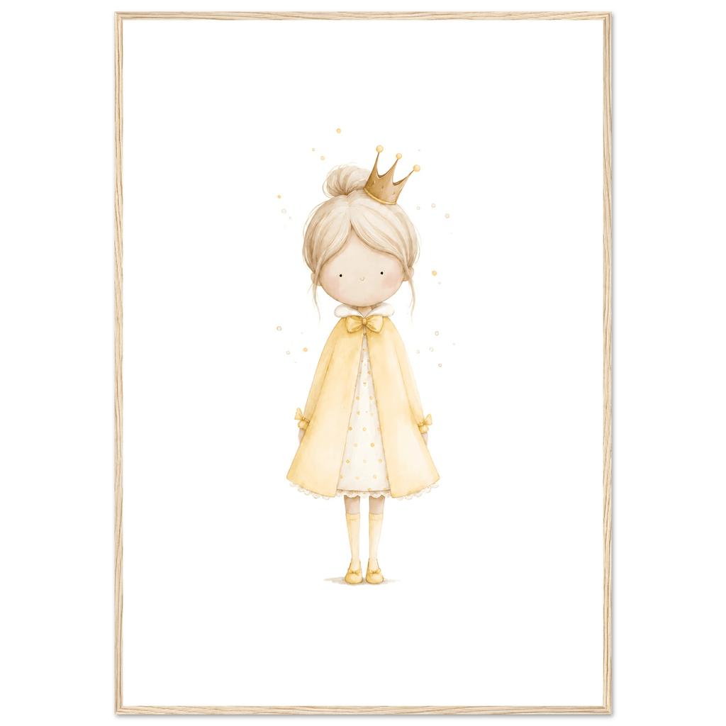 Kleine Prinzessin - Personalisierter Text 💛 poster
