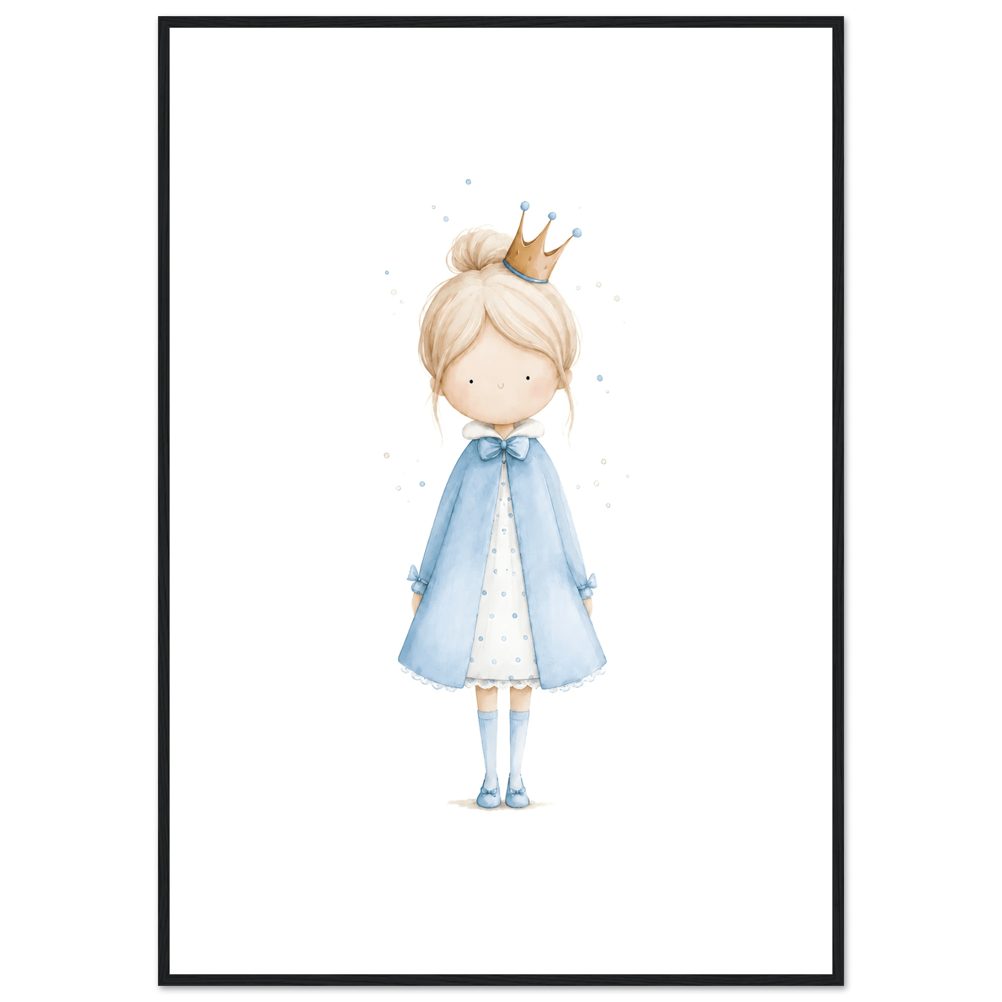 Kleine Prinzessin - Personalisierter Text 💙 poster