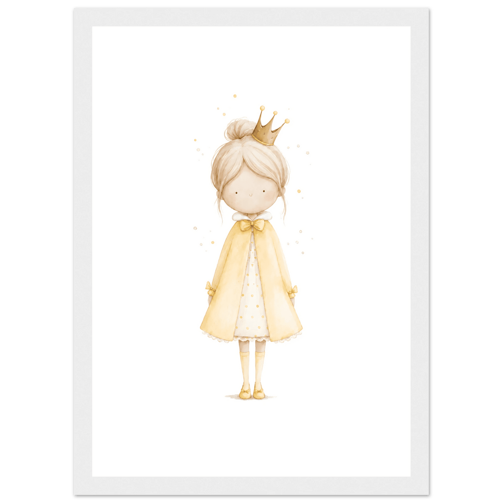 Kleine Prinzessin - Personalisierter Text 💛 poster