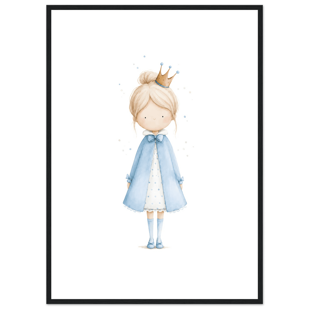Kleine Prinzessin - Personalisierter Text 💙 poster