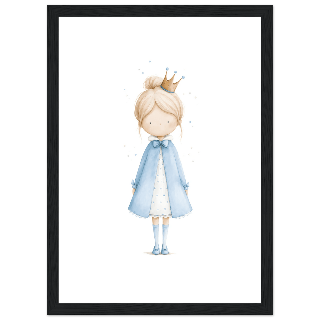 Kleine Prinzessin - Personalisierter Text 💙 poster