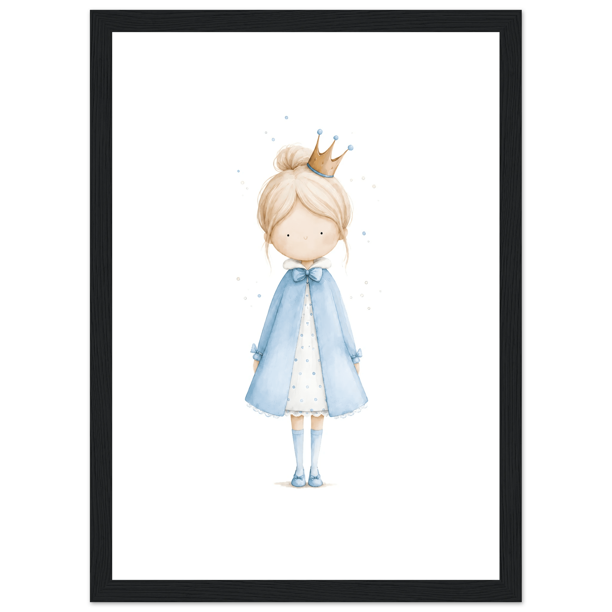 Kleine Prinzessin - Personalisierter Text 💙 poster