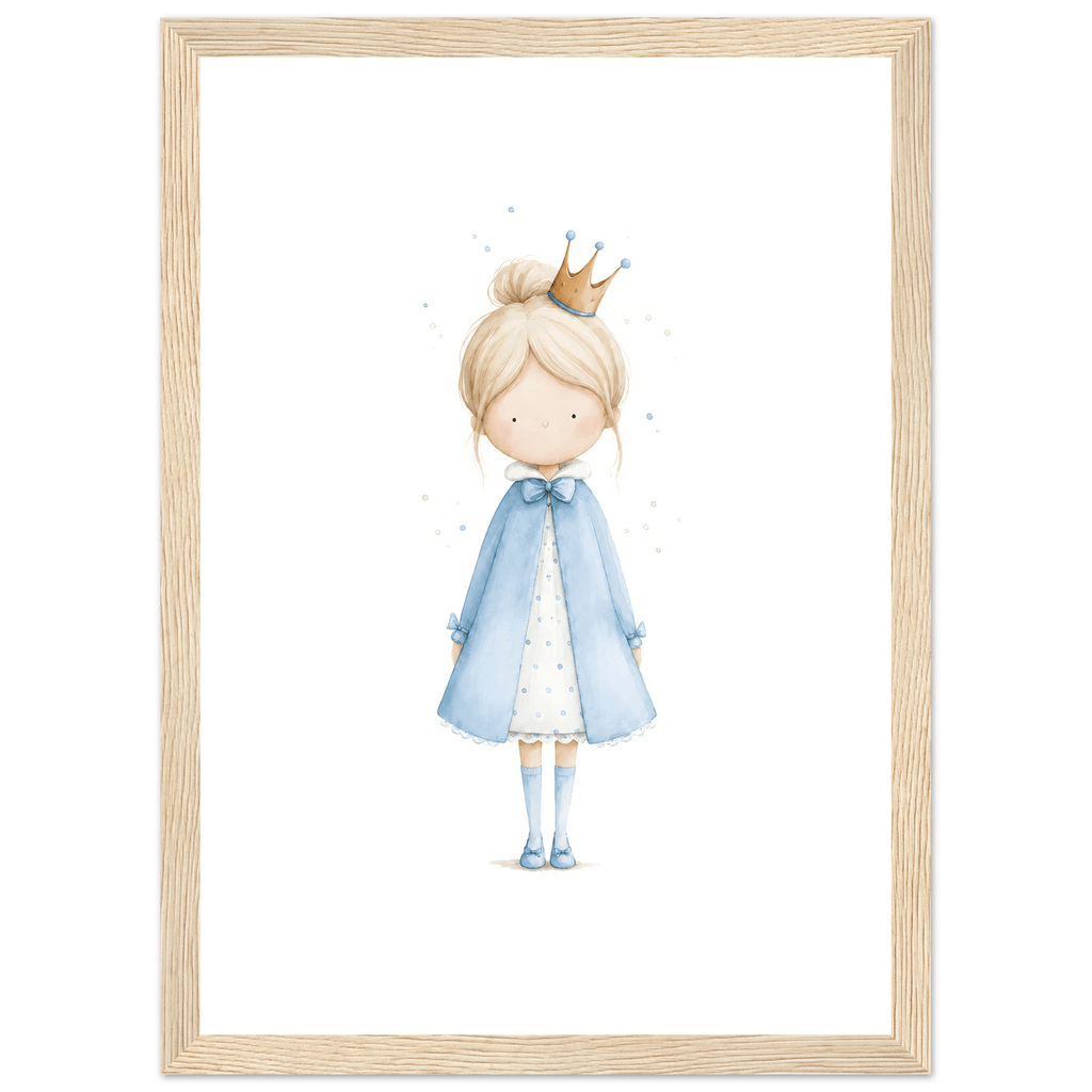 Kleine Prinzessin - Personalisierter Text 💙 poster