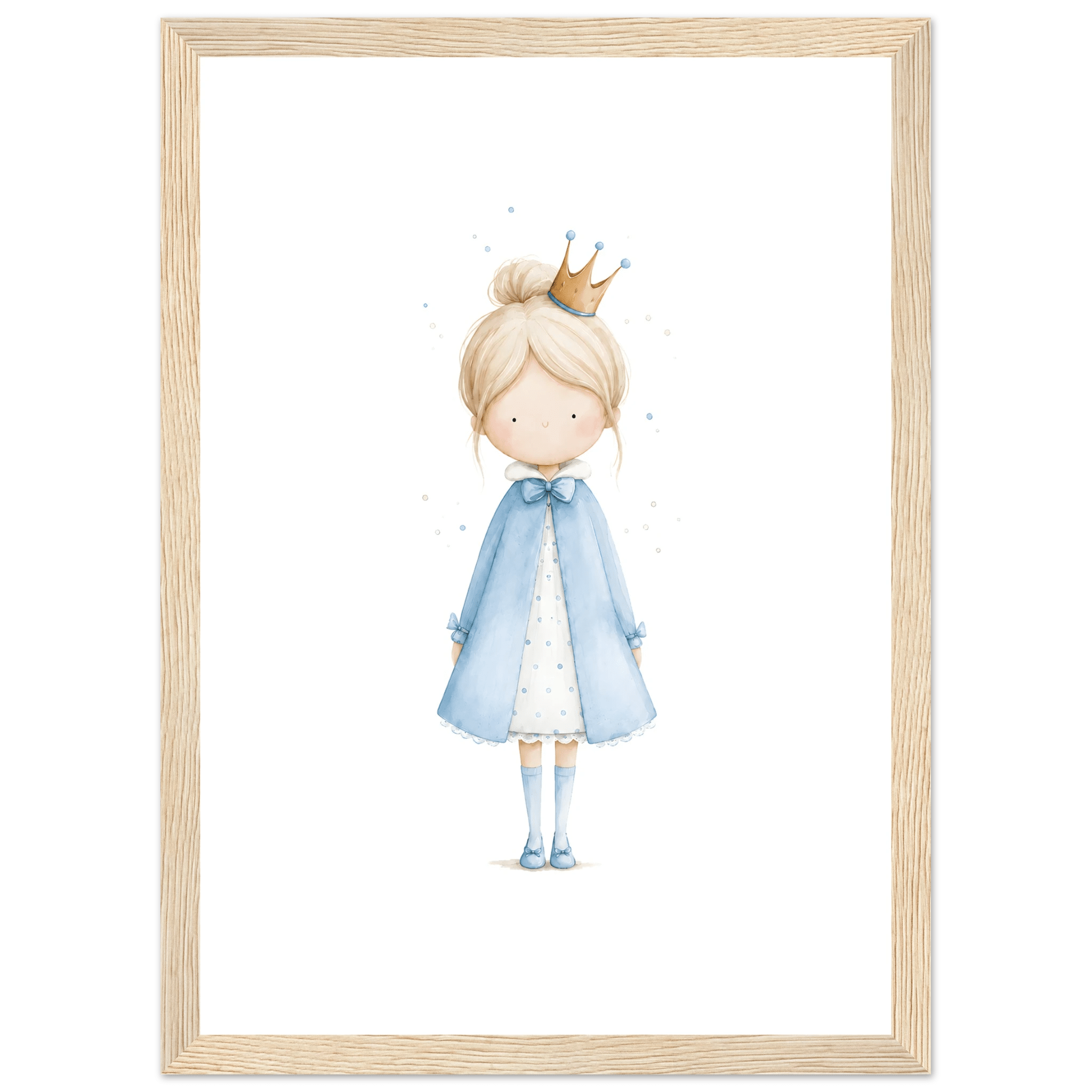 Kleine Prinzessin - Personalisierter Text 💙 poster