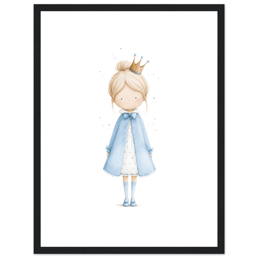 Kleine Prinzessin - Personalisierter Text 💙 poster