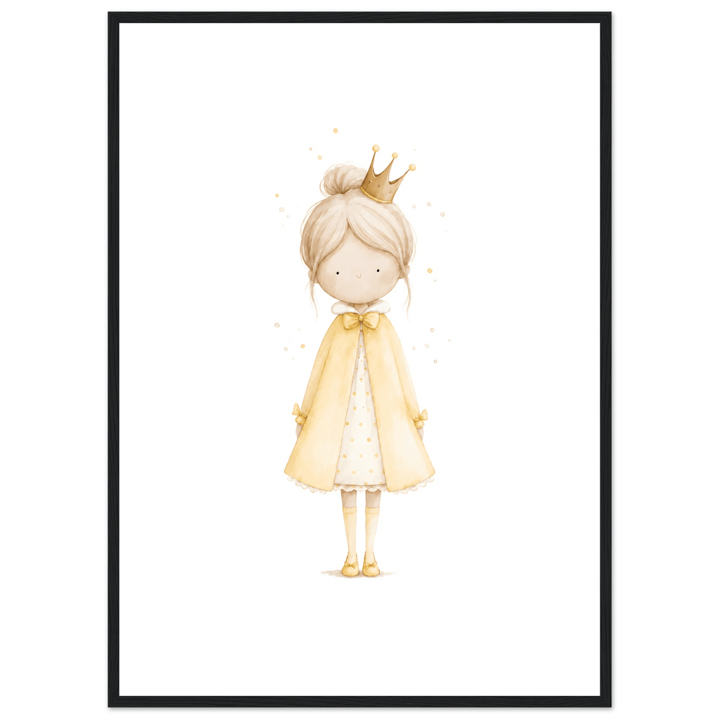 Kleine Prinzessin - Personalisierter Text 💛 poster