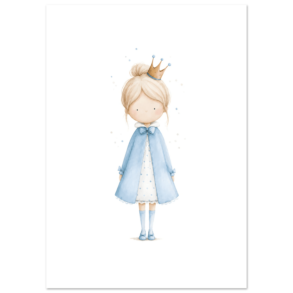 Kleine Prinzessin - Personalisierter Text 💙 poster