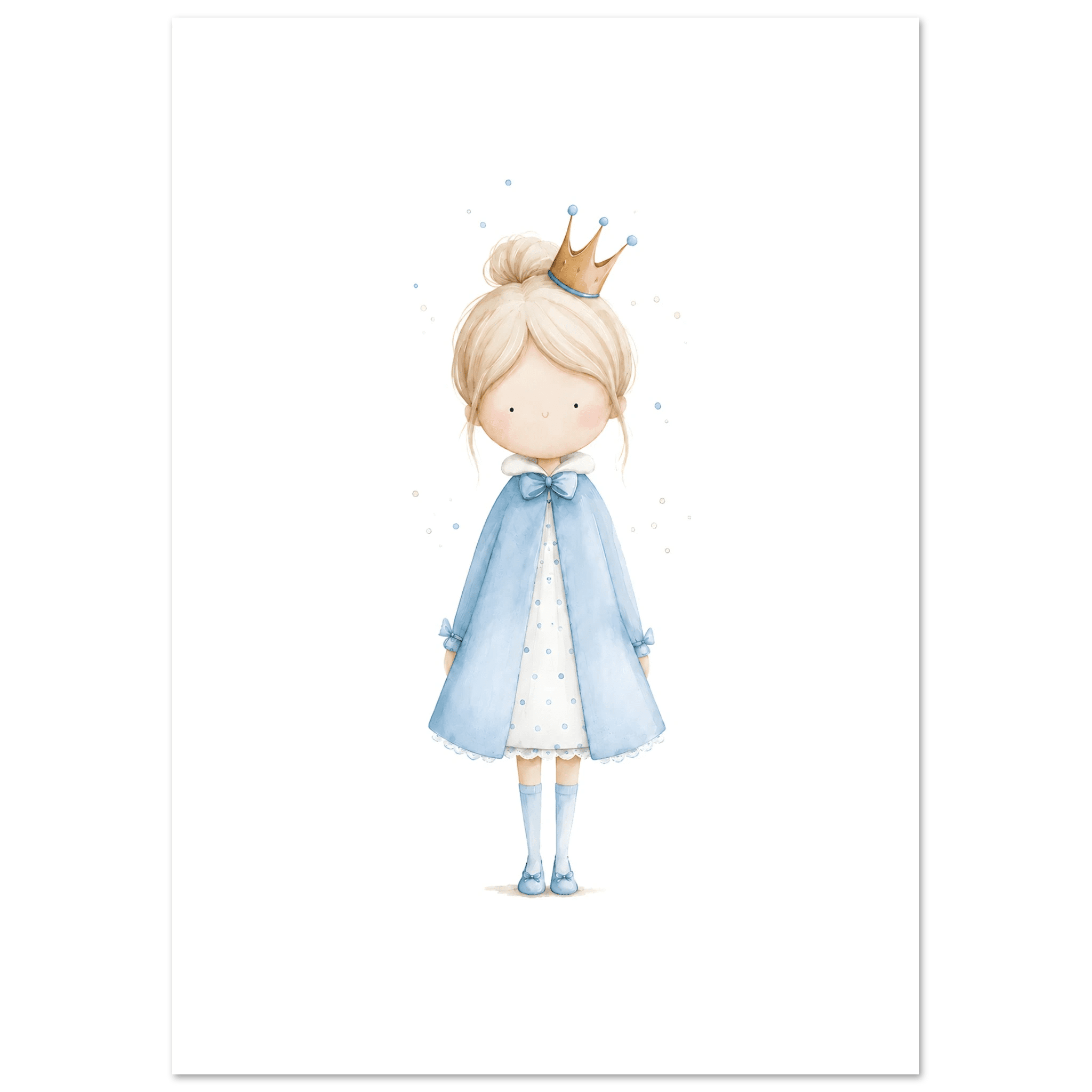 Kleine Prinzessin - Personalisierter Text 💙 poster