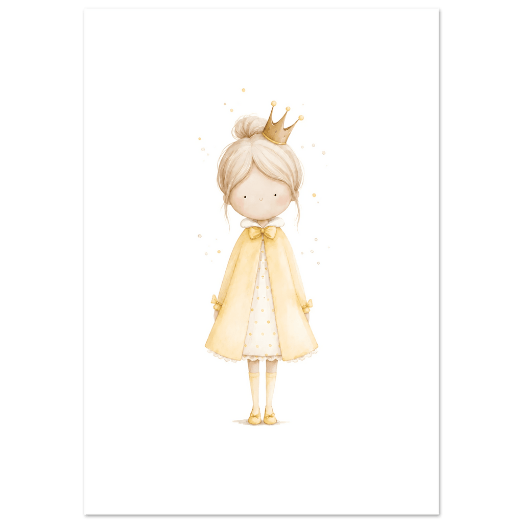 Kleine Prinzessin - Personalisierter Text 💛 poster