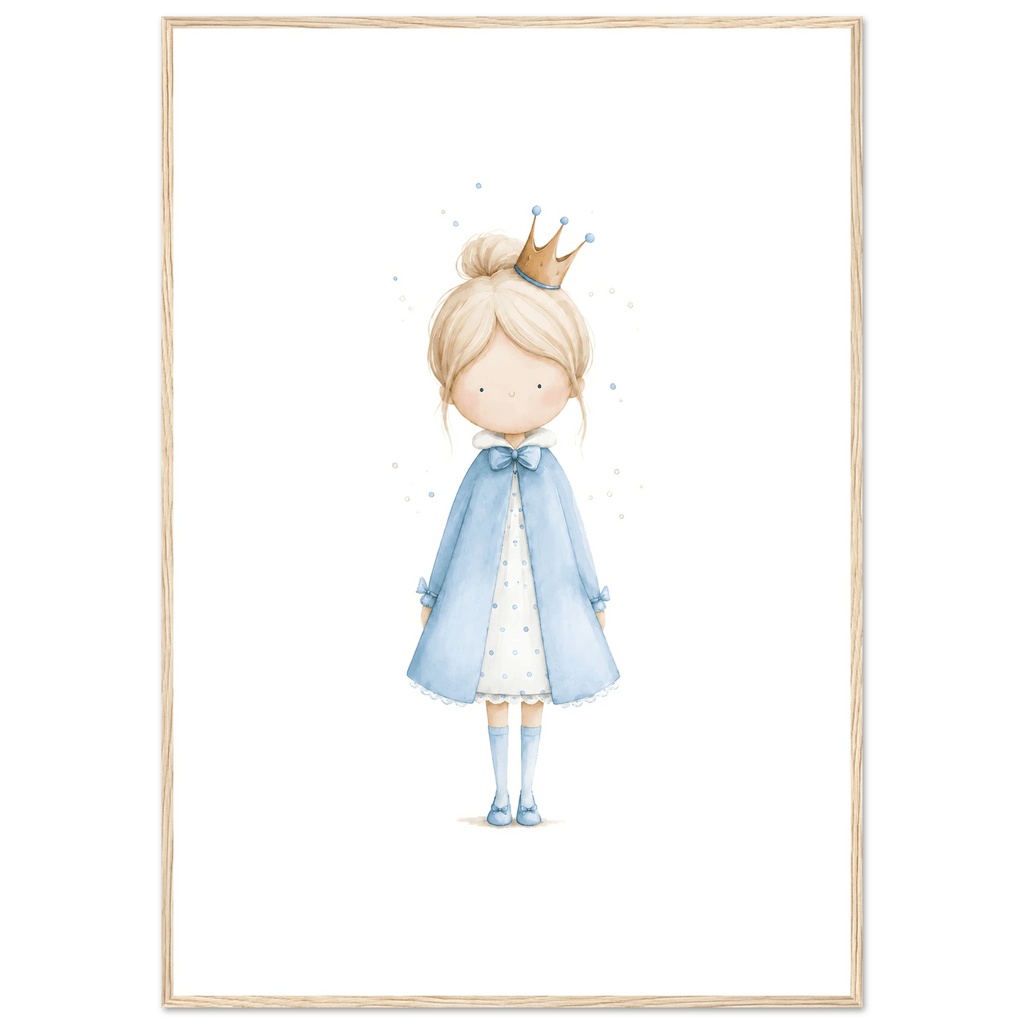 Kleine Prinzessin - Personalisierter Text 💙 poster