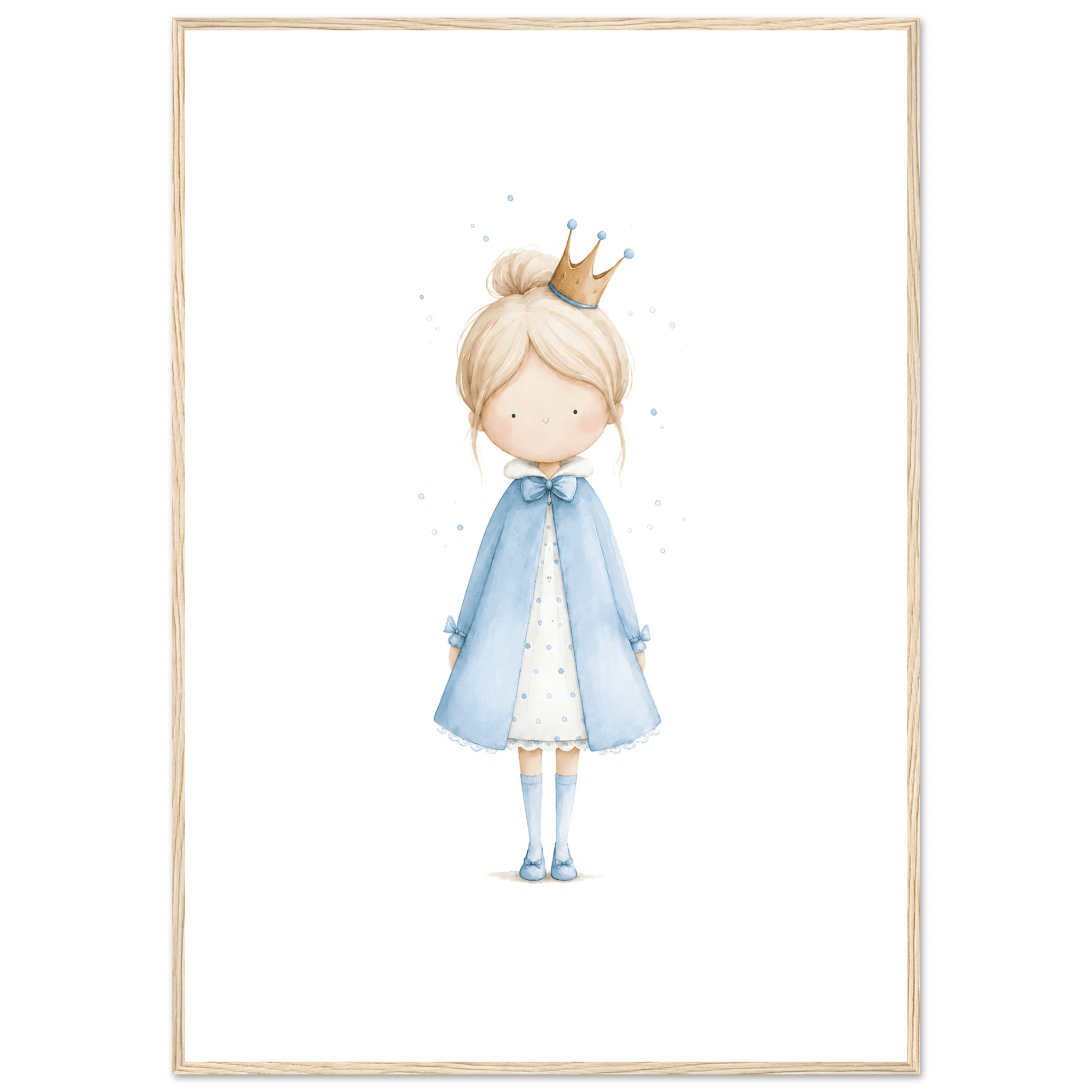 Kleine Prinzessin - Personalisierter Text 💙 poster