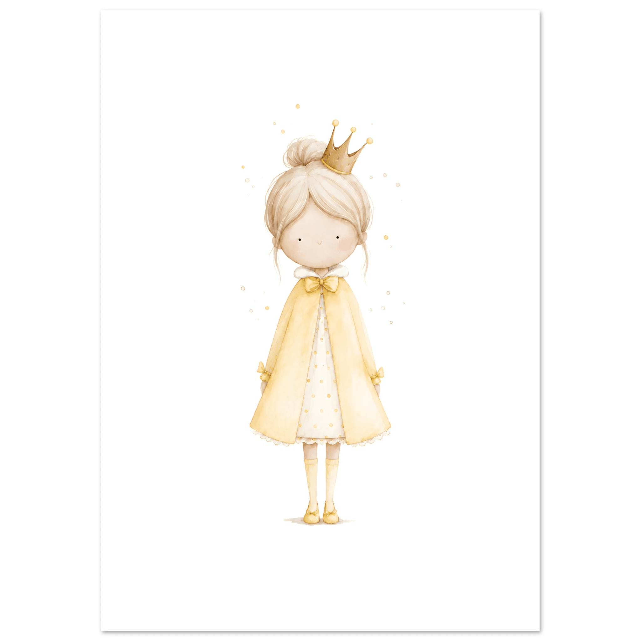 Kleine Prinzessin - Personalisierter Text 💛 poster