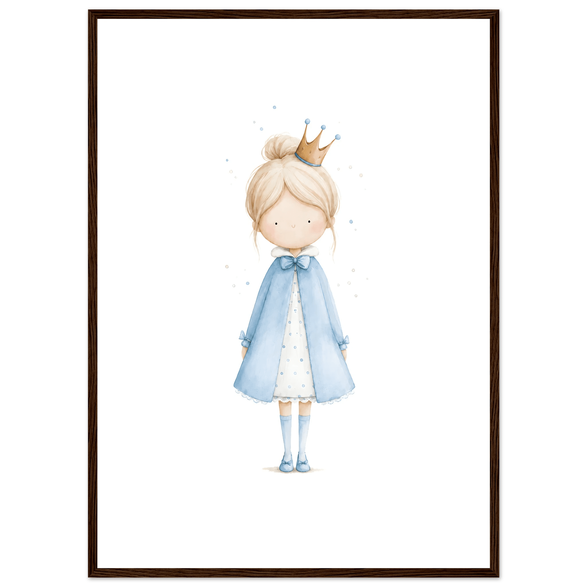 Kleine Prinzessin - Personalisierter Text 💙 poster