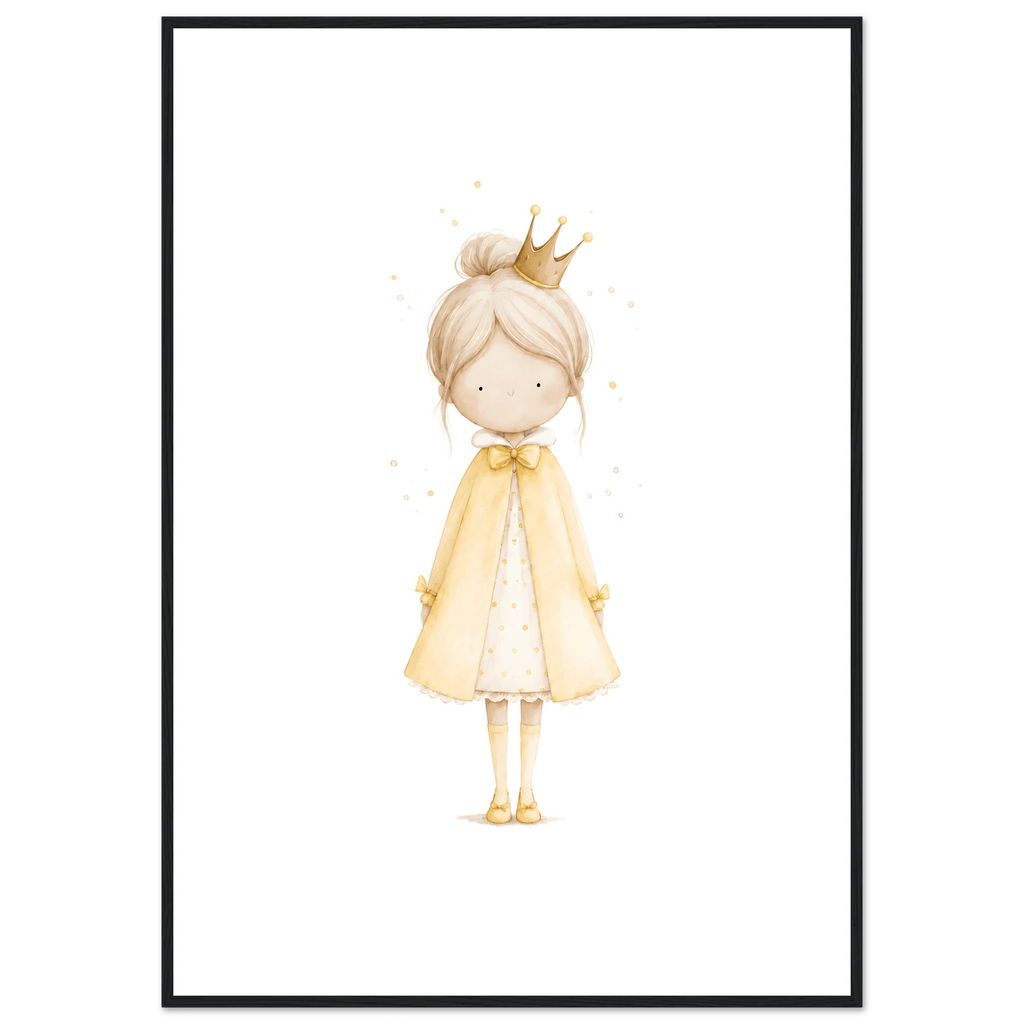 Kleine Prinzessin - Personalisierter Text 💛 poster
