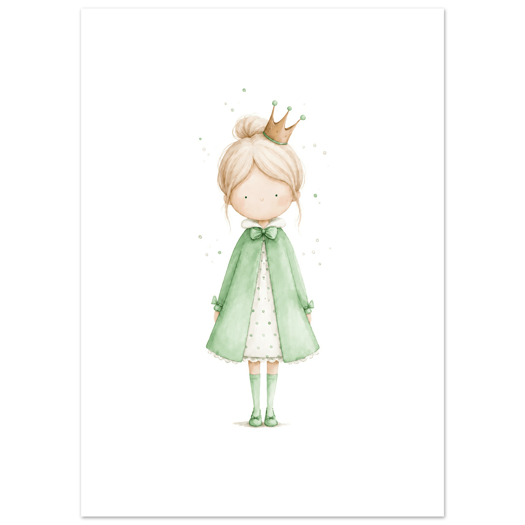 Kleine Prinzessin - Personalisierter Text 💚 poster