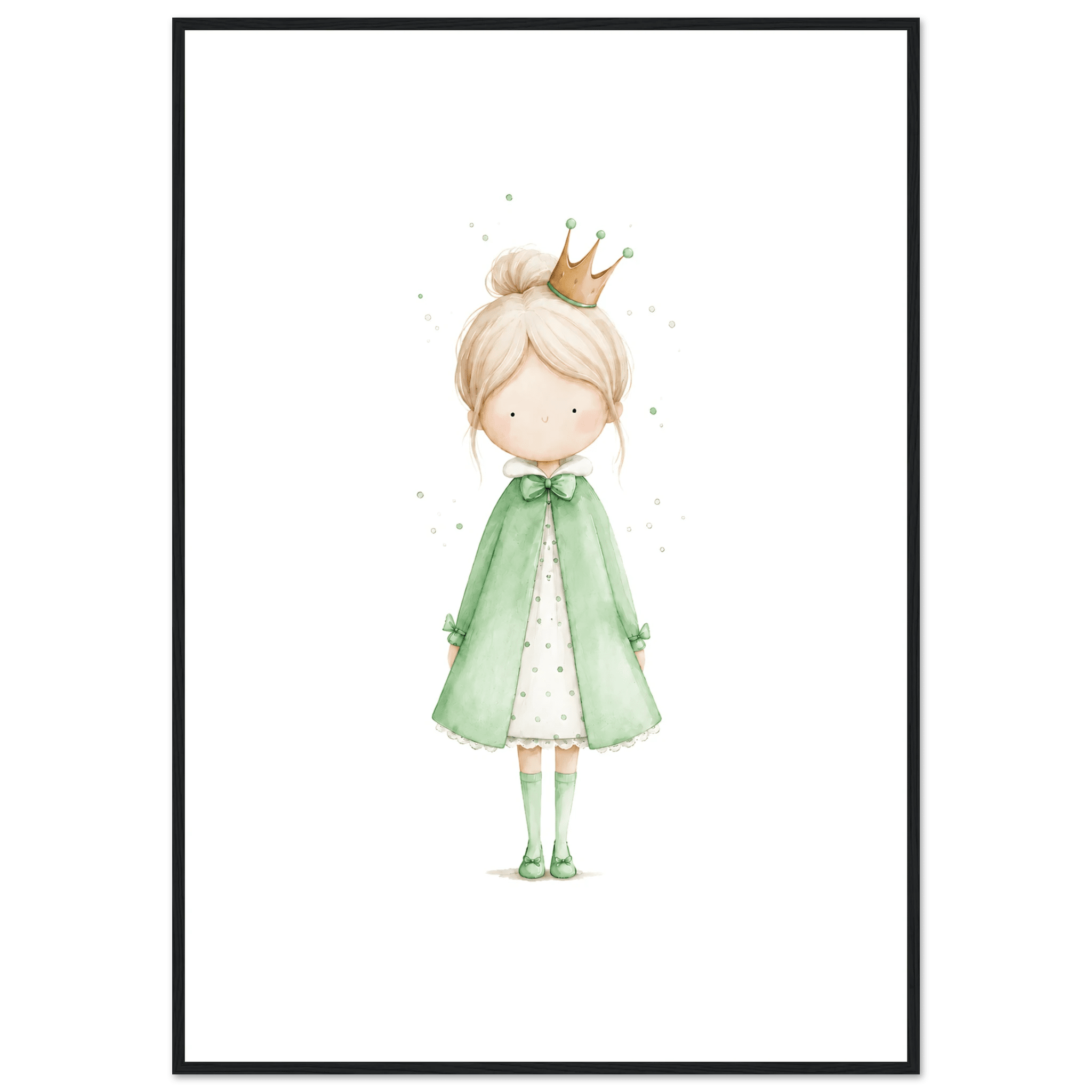 Kleine Prinzessin - Personalisierter Text 💚 poster