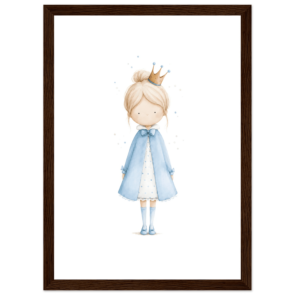 Kleine Prinzessin - Personalisierter Text 💙 poster