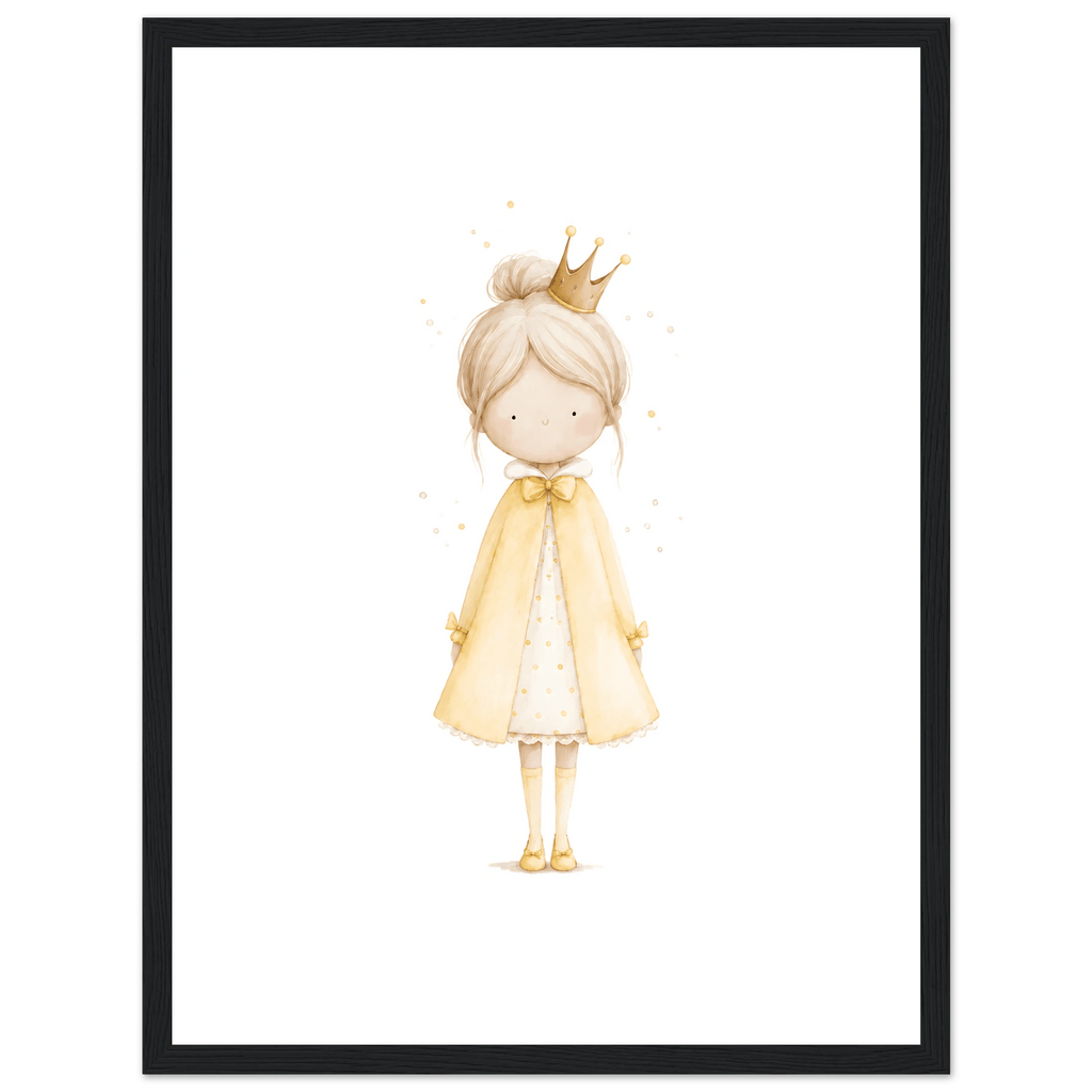 Kleine Prinzessin - Personalisierter Text 💛 poster