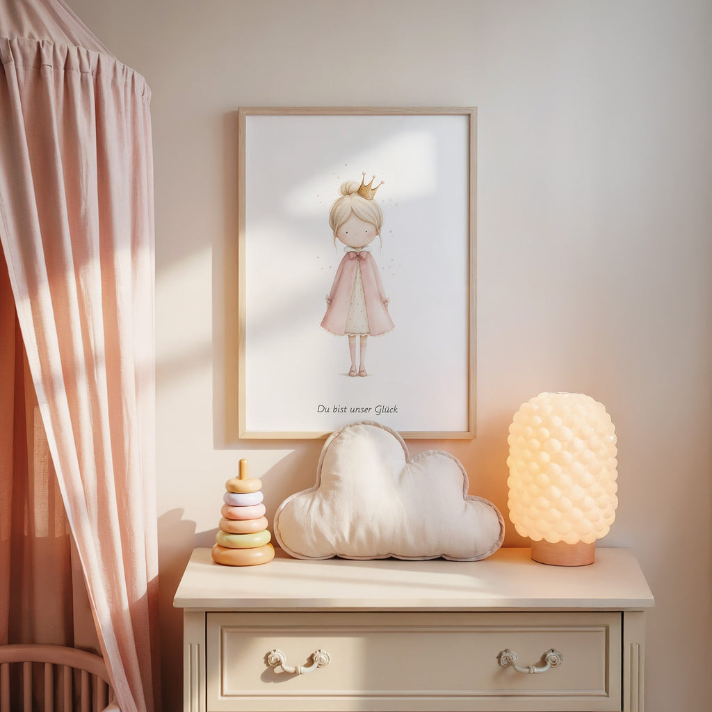 Kleine Prinzessin - Personalisierter Text 💗 poster