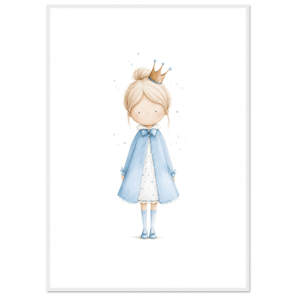 Kleine Prinzessin - Personalisierter Text 💙 poster