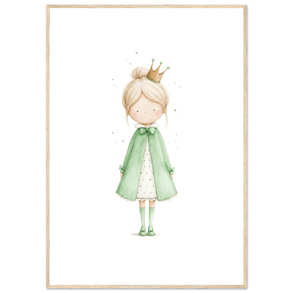 Kleine Prinzessin - Personalisierter Text 💚 poster