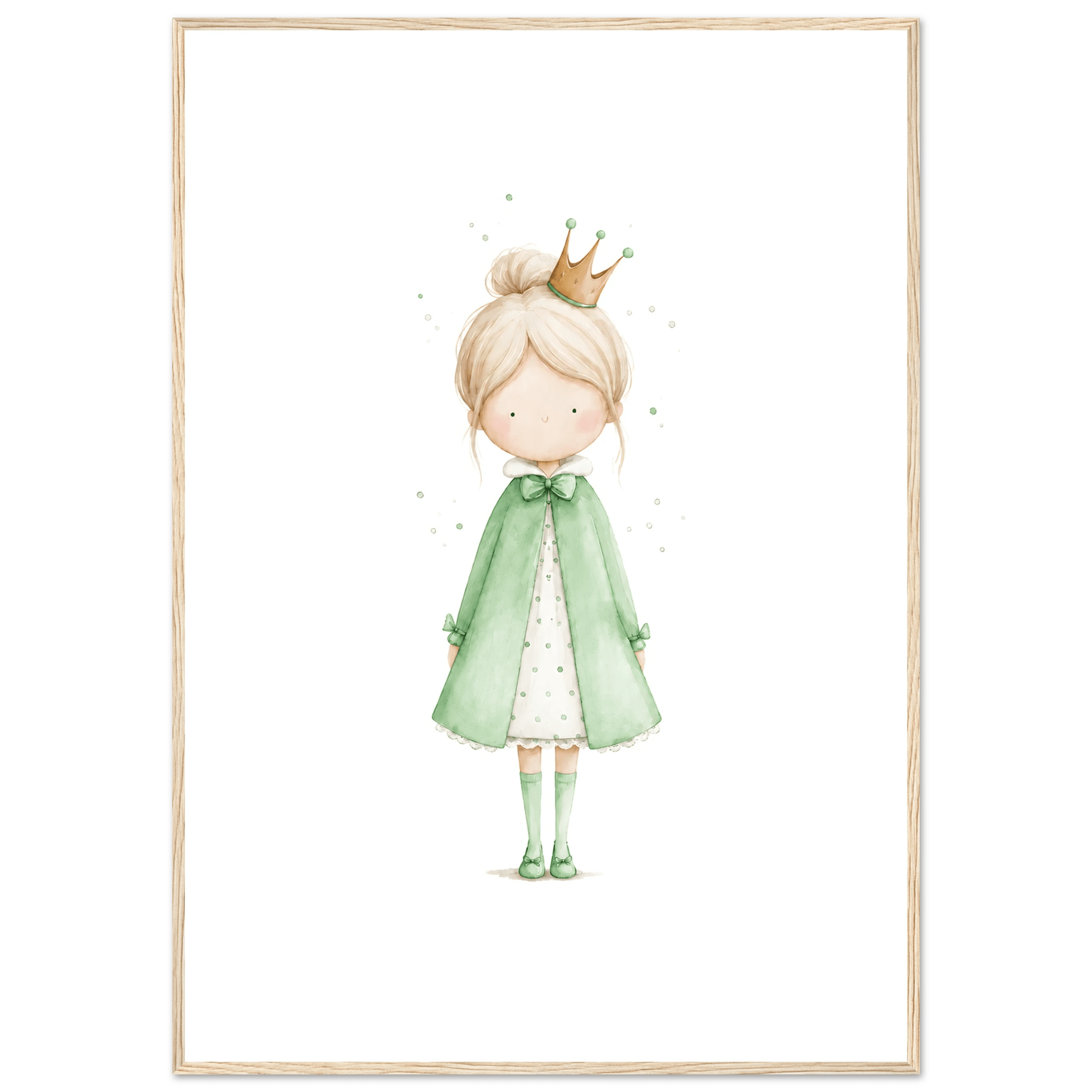 Kleine Prinzessin - Personalisierter Text 💚 poster