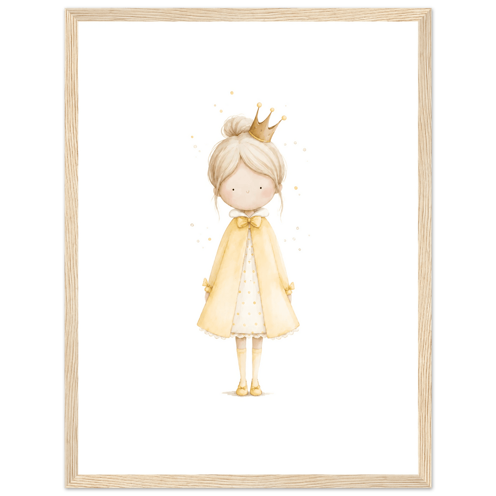 Kleine Prinzessin - Personalisierter Text 💛 poster