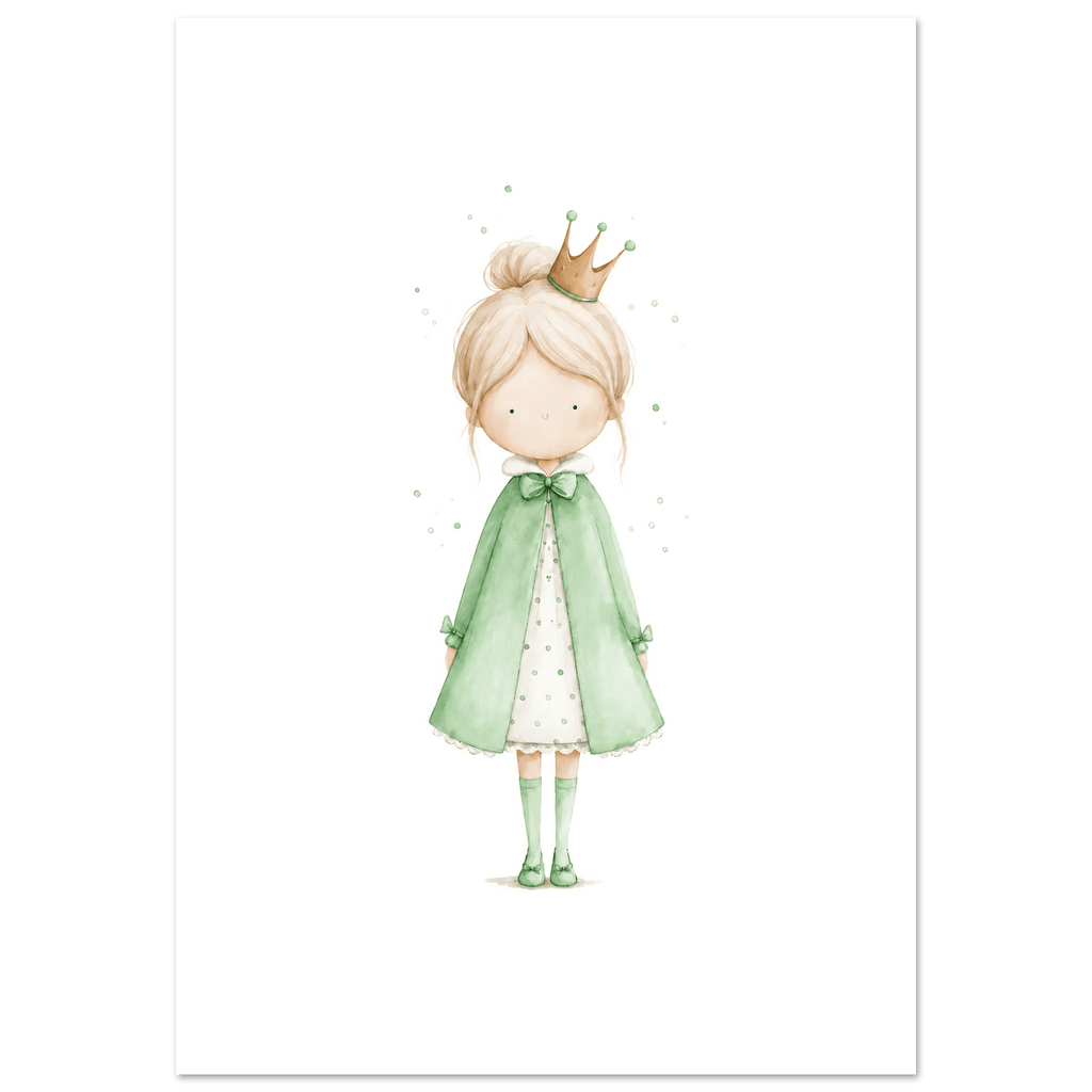 Kleine Prinzessin - Personalisierter Text 💚 poster