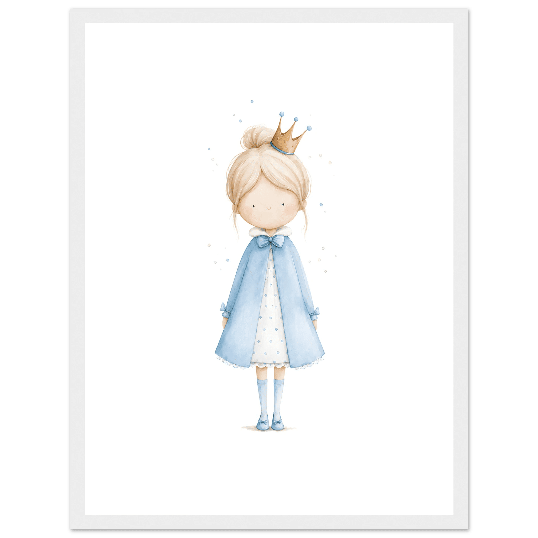 Kleine Prinzessin - Personalisierter Text 💙 poster